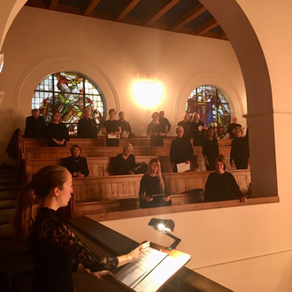 På galleriet i Frogner kirke 1. november 2020 - Foto: Annema Selstrøm
